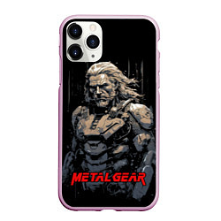 Чехол iPhone 11 Pro матовый Venom Snake Metal gear game, цвет: 3D-розовый