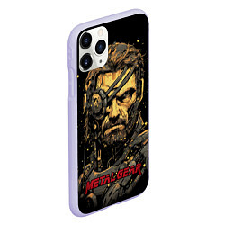 Чехол iPhone 11 Pro матовый Venom Snake Metal gear game, цвет: 3D-светло-сиреневый — фото 2