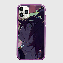 Чехол iPhone 11 Pro матовый Honkai Star Rail Tingyun, цвет: 3D-фиолетовый