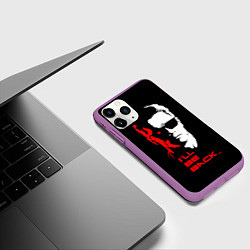 Чехол iPhone 11 Pro матовый Ill be back, цвет: 3D-фиолетовый — фото 2