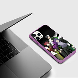 Чехол iPhone 11 Pro матовый Ветролом, цвет: 3D-фиолетовый — фото 2