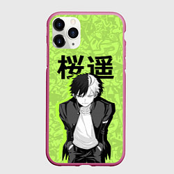 Чехол iPhone 11 Pro матовый Харука - Ветролом, цвет: 3D-малиновый