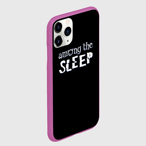Чехол iPhone 11 Pro матовый Among the Sleep / 3D-Фиолетовый – фото 2