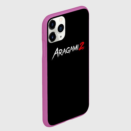 Чехол iPhone 11 Pro матовый Aragami / 3D-Фиолетовый – фото 2