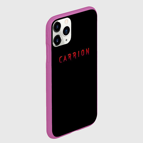 Чехол iPhone 11 Pro матовый Carrion / 3D-Фиолетовый – фото 2