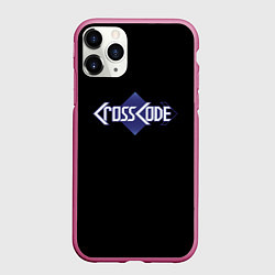 Чехол iPhone 11 Pro матовый CrossCode, цвет: 3D-малиновый
