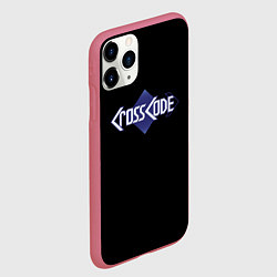 Чехол iPhone 11 Pro матовый CrossCode, цвет: 3D-малиновый — фото 2
