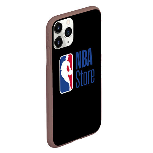 Чехол iPhone 11 Pro матовый NBA store / 3D-Коричневый – фото 2