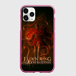 Чехол iPhone 11 Pro матовый Мессмер пронзатель Elden ring, цвет: 3D-малиновый