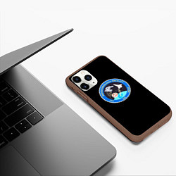Чехол iPhone 11 Pro матовый Nasa astronavt, цвет: 3D-коричневый — фото 2