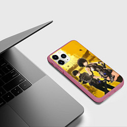 Чехол iPhone 11 Pro матовый Rover - Wuthering Waves, цвет: 3D-малиновый — фото 2