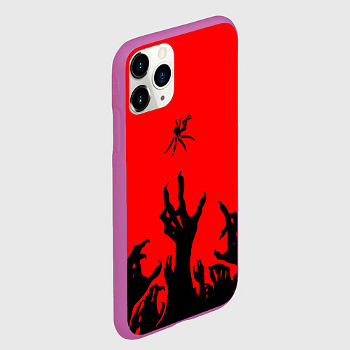 Чехол iPhone 11 Pro матовый V1 Ultrakill / 3D-Фиолетовый – фото 2