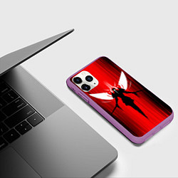 Чехол iPhone 11 Pro матовый Gabriel Ultrakill, цвет: 3D-фиолетовый — фото 2