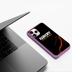 Чехол iPhone 11 Pro матовый Farcry storm, цвет: 3D-фиолетовый — фото 2