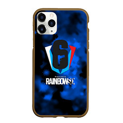 Чехол iPhone 11 Pro матовый Rainbow six winter, цвет: 3D-коричневый