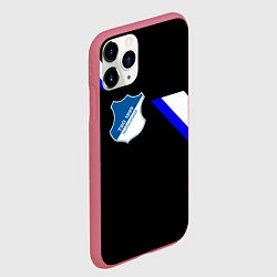 Чехол iPhone 11 Pro матовый Hoffenheim fc sport, цвет: 3D-малиновый — фото 2