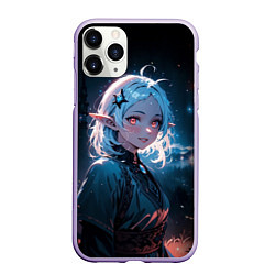 Чехол iPhone 11 Pro матовый Сильфи - лунный свет - Mushoku tensei, цвет: 3D-светло-сиреневый