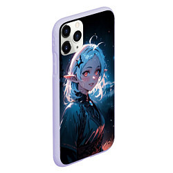 Чехол iPhone 11 Pro матовый Сильфи - лунный свет - Mushoku tensei, цвет: 3D-светло-сиреневый — фото 2