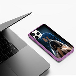 Чехол iPhone 11 Pro матовый Рокси Наставница - Mushoku Tensei: Jobless, цвет: 3D-фиолетовый — фото 2