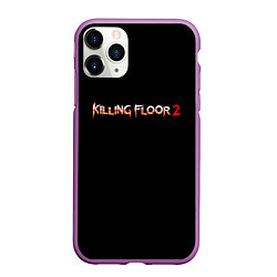 Чехол iPhone 11 Pro матовый Killing Floor horror, цвет: 3D-фиолетовый