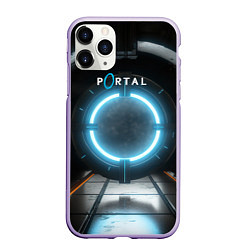 Чехол iPhone 11 Pro матовый Portal logo game