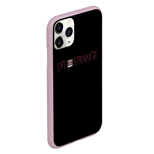 Чехол iPhone 11 Pro матовый Life is strange logo / 3D-Розовый – фото 2