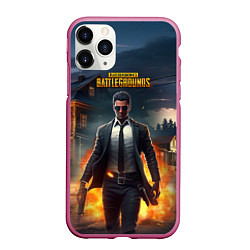 Чехол iPhone 11 Pro матовый PUBG персонаж после взрыва