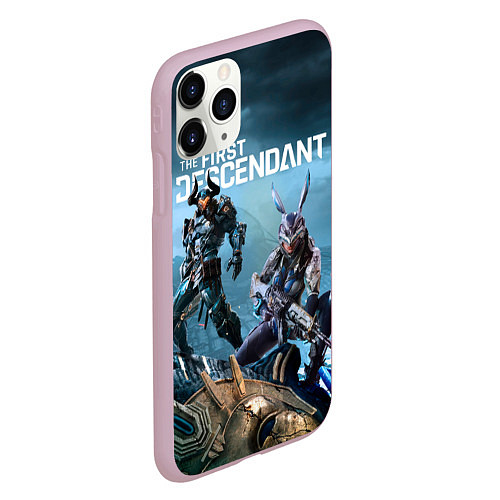 Чехол iPhone 11 Pro матовый The first descendant персонажи / 3D-Розовый – фото 2