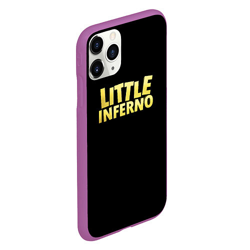 Чехол iPhone 11 Pro матовый Little Inferno roglike / 3D-Фиолетовый – фото 2