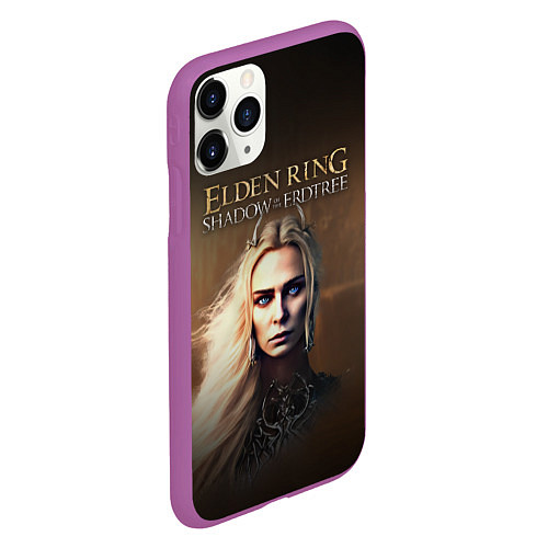 Чехол iPhone 11 Pro матовый Elden ring - Middle Ages / 3D-Фиолетовый – фото 2