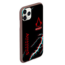 Чехол iPhone 11 Pro матовый Assassins Creed strom, цвет: 3D-коричневый — фото 2