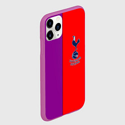 Чехол iPhone 11 Pro матовый Tottenham fc geometry, цвет: 3D-фиолетовый — фото 2