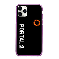 Чехол iPhone 11 Pro матовый Portal logo brend, цвет: 3D-фиолетовый
