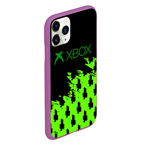 Чехол iPhone 11 Pro матовый Billie Eilish x Xbox / 3D-Фиолетовый – фото 2