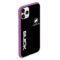 Чехол iPhone 11 Pro матовый Buik logo white, цвет: 3D-фиолетовый — фото 2