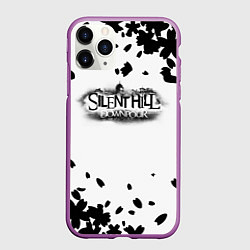 Чехол iPhone 11 Pro матовый Silent hill logo downpoor, цвет: 3D-фиолетовый