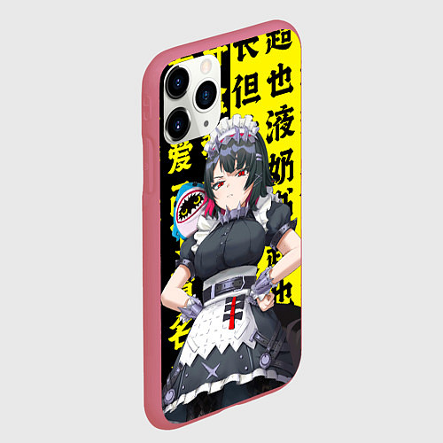 Чехол iPhone 11 Pro матовый Ellen Joe - Zenless Zone / 3D-Малиновый – фото 2