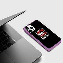 Чехол iPhone 11 Pro матовый Rainbow six action ubisoft, цвет: 3D-фиолетовый — фото 2