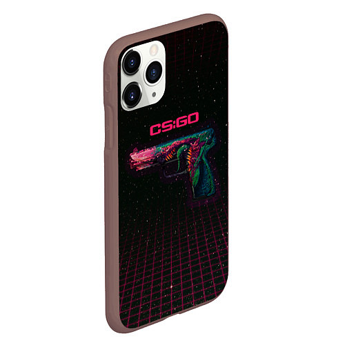 Чехол iPhone 11 Pro матовый Five Seven скоростной зверь - CS:GO / 3D-Коричневый – фото 2