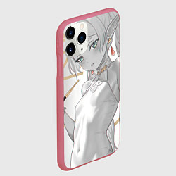 Чехол iPhone 11 Pro матовый Frieren Sexy, цвет: 3D-малиновый — фото 2