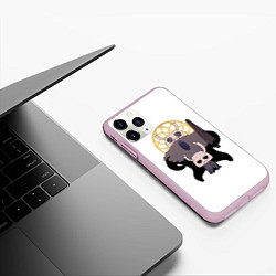 Чехол iPhone 11 Pro матовый Hollow Knight Могучий Зот, цвет: 3D-розовый — фото 2