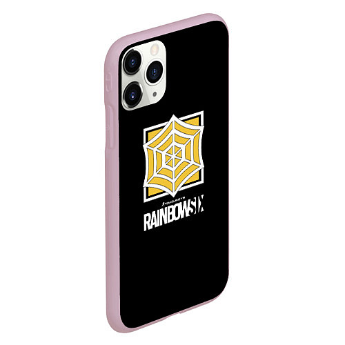 Чехол iPhone 11 Pro матовый Rainbow six company ubisoft / 3D-Розовый – фото 2