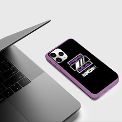 Чехол iPhone 11 Pro матовый Tom Clansi ubisoft, цвет: 3D-фиолетовый — фото 2