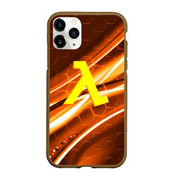 Чехол iPhone 11 Pro матовый Half life valve steel, цвет: 3D-коричневый
