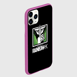 Чехол iPhone 11 Pro матовый Rainbow six шутер онлайн, цвет: 3D-фиолетовый — фото 2