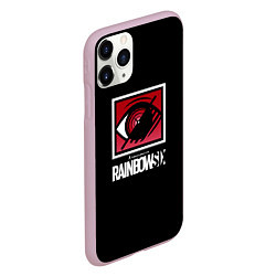 Чехол iPhone 11 Pro матовый Шутер радуга 6, цвет: 3D-розовый — фото 2