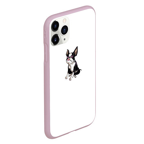 Чехол iPhone 11 Pro матовый Iggy / 3D-Розовый – фото 2