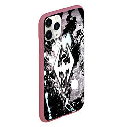 Чехол iPhone 11 Pro матовый The elder scrolls краски древности, цвет: 3D-малиновый — фото 2