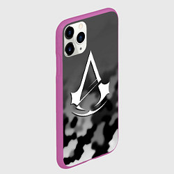 Чехол iPhone 11 Pro матовый Assassins Creed game, цвет: 3D-фиолетовый — фото 2