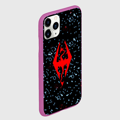 Чехол iPhone 11 Pro матовый The Elder Scrolls Online / 3D-Фиолетовый – фото 2
